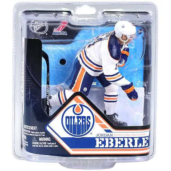 McFarlane Toys NHL Edmonton Oilers Sports Hockey Hockey Series 32 Jordan Eberle Action Figure [White Jersey]