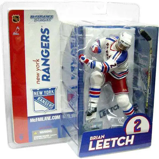 McFarlane Toys NHL New York Rangers Sports Hockey Series 9 Brian Leetch Action Figure [White Jersey Variant]
