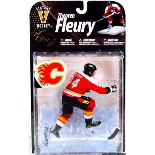McFarlane Toys NHL Calgary Flames Sports Hockey Legends Series 8 Theo Fleury Action Figure [Red Jersey]