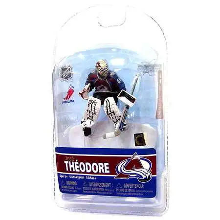 McFarlane Toys NHL Colorado Avalanche Sports Hockey 3 Inch Mini Series 5 Jose Theodore Mini Figure