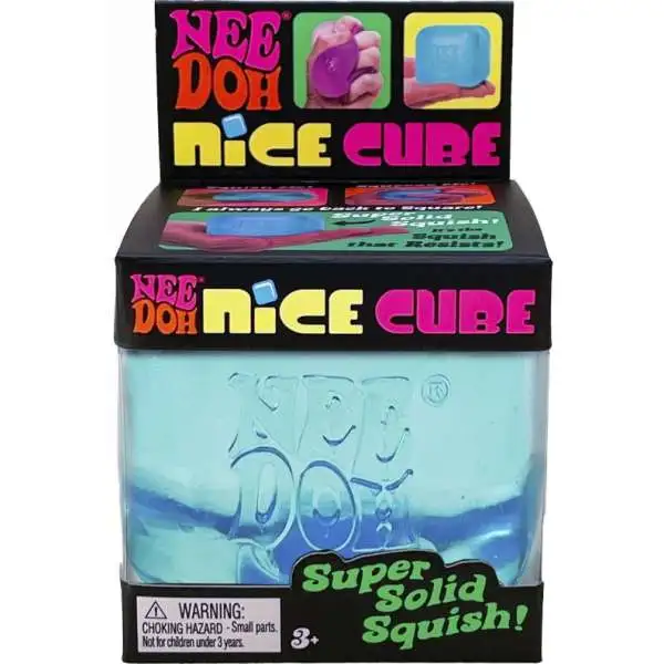 NeeDoh Nice Cube BLUE Stress Ball