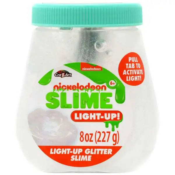 Nickelodeon Slime Light-Up Glitter White Slime