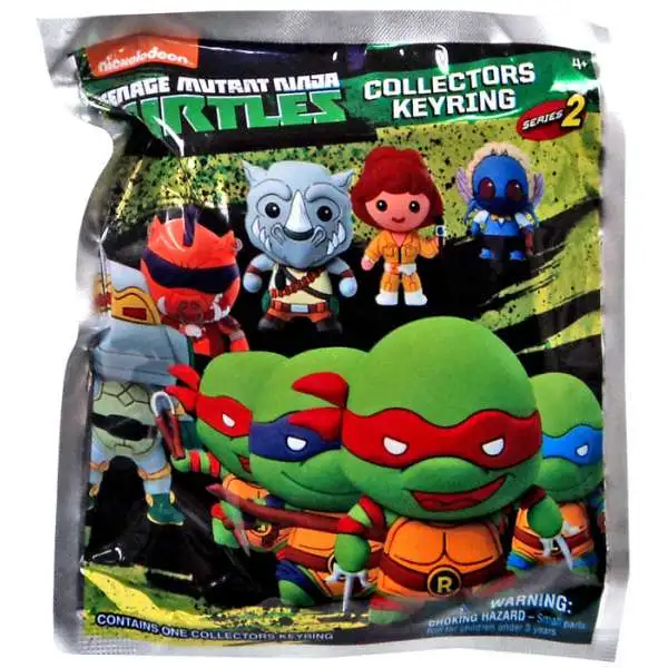Teenage Mutant Ninja Turtles 3D Figural Keyring TMNT Series 2 Mystery Pack [1 RANDOM Figure]