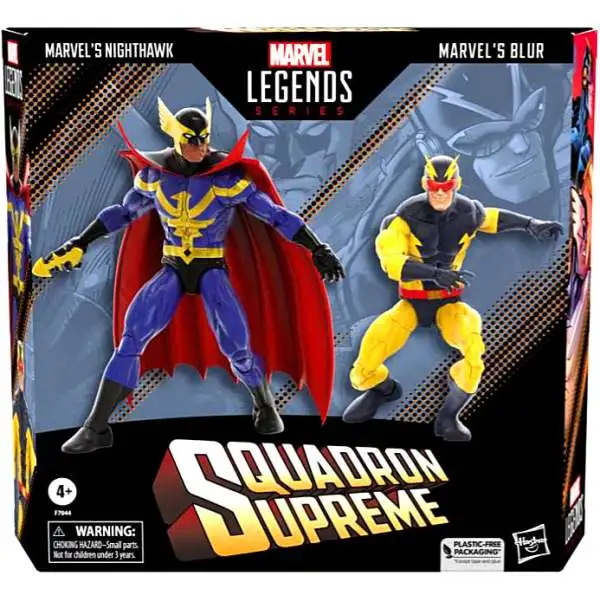 Marvel Legends Squadron Supreme Nighthawk & Blur Action Figure 2-Pack (Pre-Order ships October)