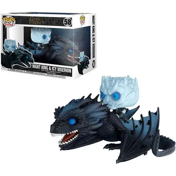 Keyring NEW Funko Pocket POP Game Of Thrones Icy Viserion Keychain 