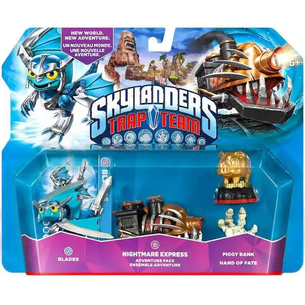 Skylanders Trap Team Nightmare Express Adventure Pack [Blades, Nightmare Express, Piggy Bank & Hand of Fate]