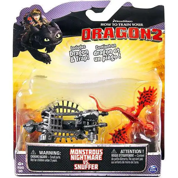 How to Train Your Dragon 2 Monstrous Nightmare vs. Snuffer Action Figure 2-Pack