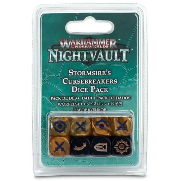 Warhammer Underworlds: Nightvault Stormsire's Cursebreakers Dice Pack