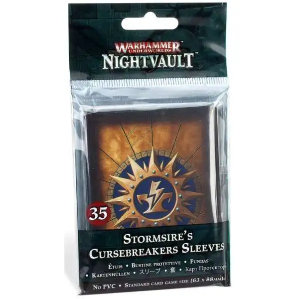 Warhammer Underworlds: Nightvault Stormsire's Cursebreakers Card Sleeves [35 Sleeves]