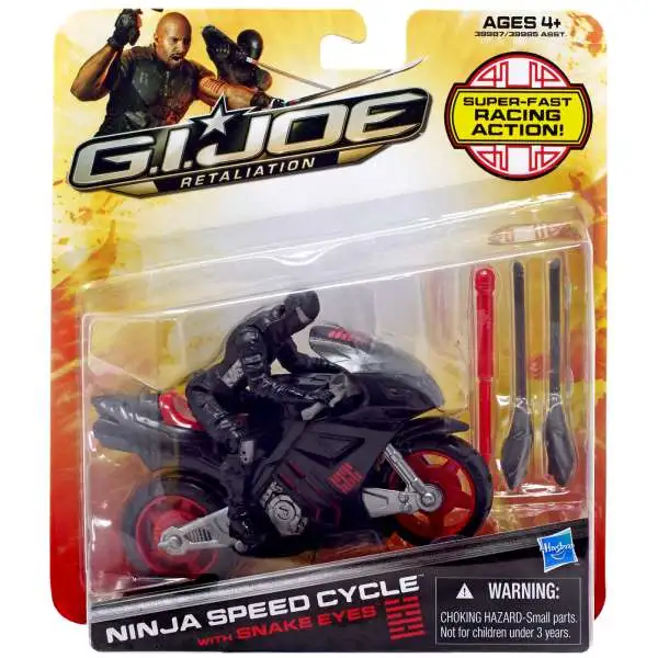 GI Joe Retaliation Ninja Speed Cycle Action Figure Vehicle