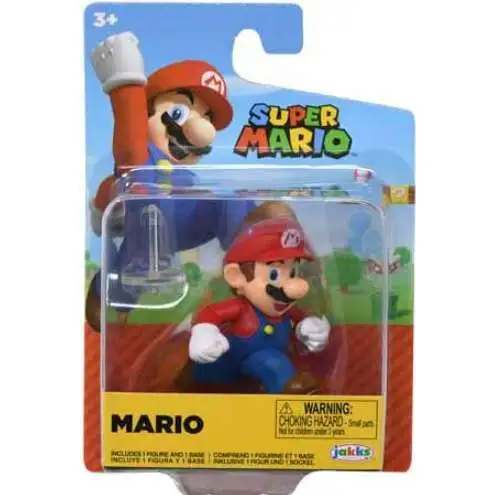 World of Nintendo Super Mario Wave 21 Mario 2.5-Inch Mini Figure [Running, RANDOM PACKAGE, Same Exact Figure, Damaged Package]