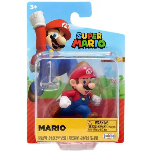 World of Nintendo Super Mario Wave 21 Mario 2.5-Inch Mini Figure [Running, Loose]