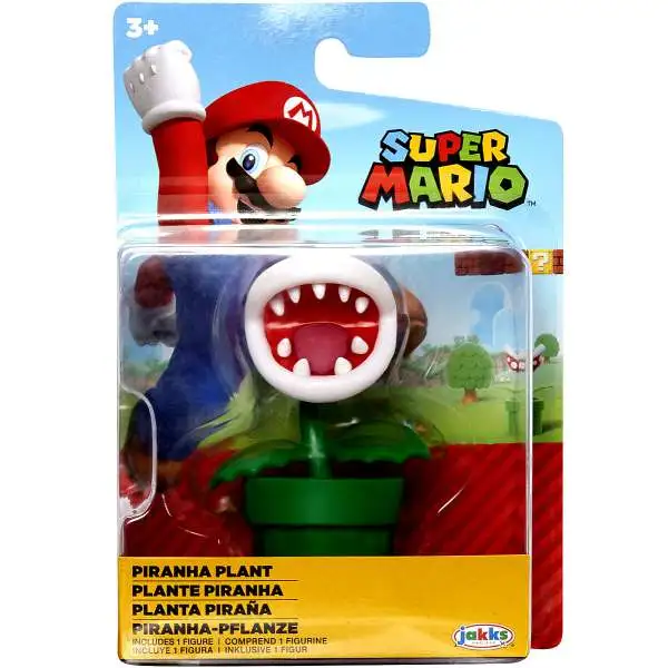 World of Nintendo Super Mario Wave 19 Piranha Plant 2.5 Mini Figure