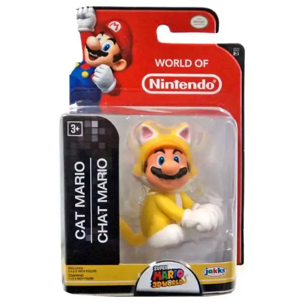 World of Nintendo Super Mario Cat Mario 2.5-Inch Mini Figure [2016]