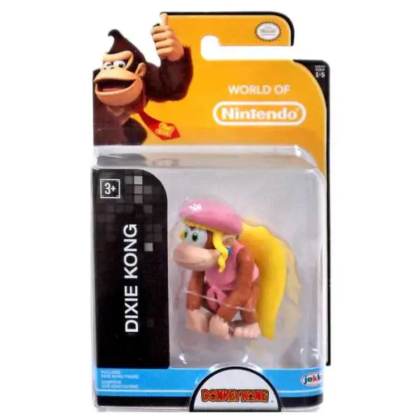 World of Nintendo Donkey Kong Dixie Kong 2.5-Inch Mini Figure