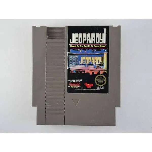 Nintendo GameTek Jeopardy Video Game [NO BOX]