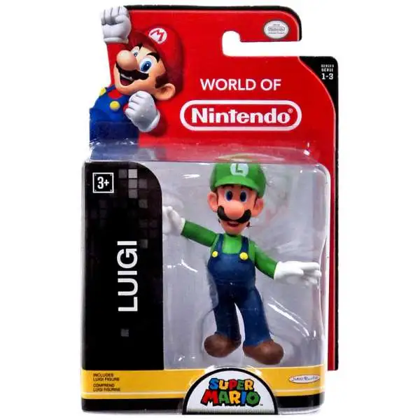 World of Nintendo Super Mario Luigi 2.5-Inch Mini Figure