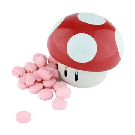 Nintendo New Super Mario Bros. Mushroom Sours .9 Ounce Candy Tin [Red]