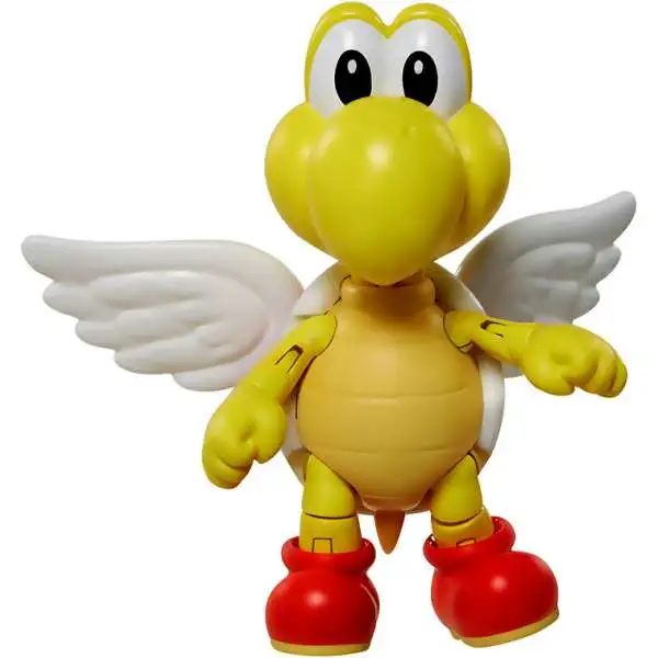 Figurine Paratroopa avec ailes blanches 9 cm + super mario