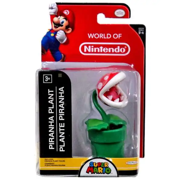 World of Nintendo Super Mario Piranha Plant 2.5-Inch Mini Figure