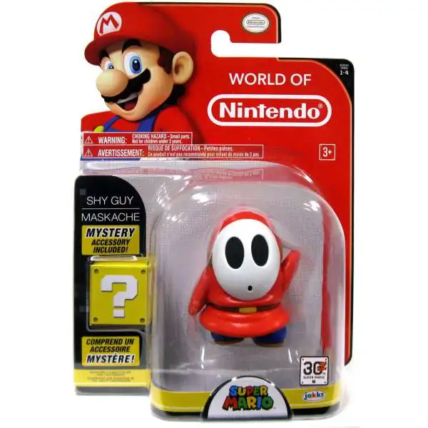 World of Nintendo Series 4 Shy Guy Action Figure [With Coin, Damaged Package]