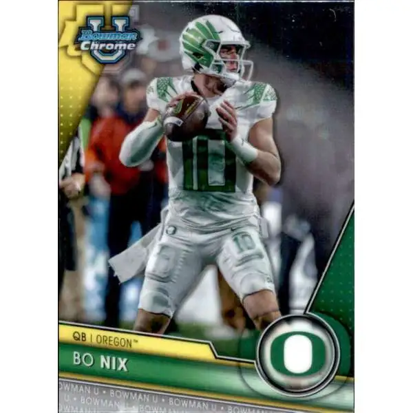 NFL 2023 Bowman Chrome University Bo Nix #159