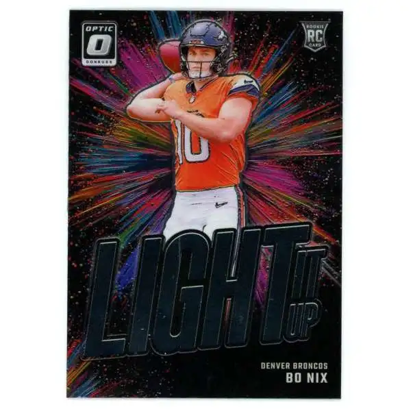 NFL 2024 Panini Donruss Optic Football Light it Up Bo Nix #6 [Rookie]
