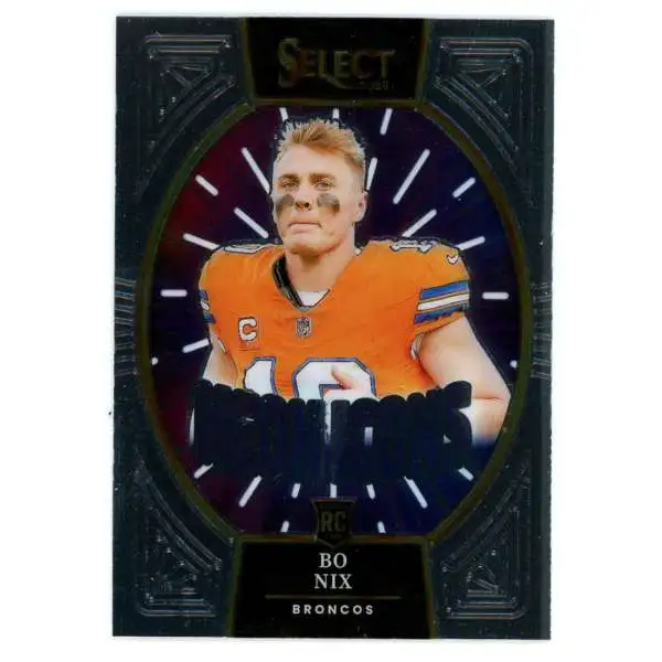 NFL 2024 Panini Select Football Neon Icons Bo Nix #14 [Rookie]
