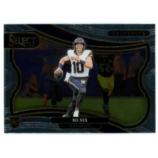 NFL 2024 Panini Select Football Snapshots Bo Nix #17 [Rookie]
