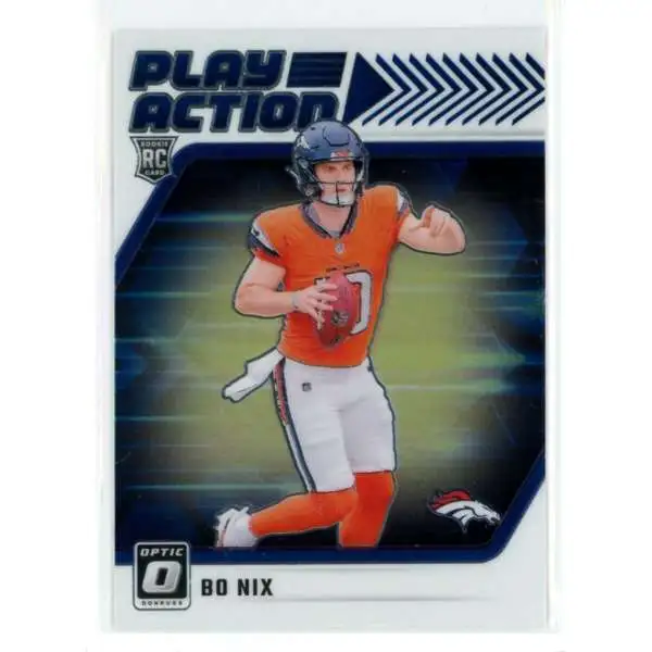 NFL 2024 Panini Donruss Optic Football Play Action Bo Nix #6 [Rookie]