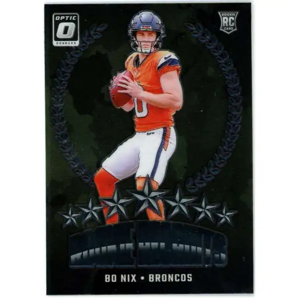 NFL 2024 Panini Donruss Optic Football Rookie Recruits Bo Nix #4 [Rookie]