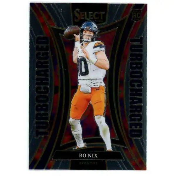 NFL 2024 Panini Select Football Turbocharged Bo Nix #16 [Rookie]
