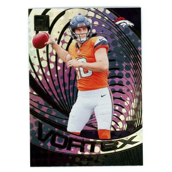 NFL 2024 Panini Donruss Football Vortex Bo Nix VOR-BNI [Rookie]