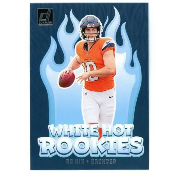 NFL 2024 Panini Donruss Football White Hot Rookies Bo Nix WH9 [Rookie]