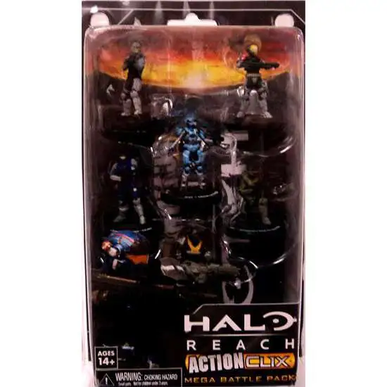 NECA Halo Reach ActionClix Noble Team - ToyWiz