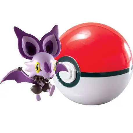 Pokemon Clip n Carry Pokeball Noibat with Poke Ball Figure Set