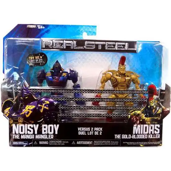 Real Steel Noisy Boy vs. Midas Action Figure 2-Pack