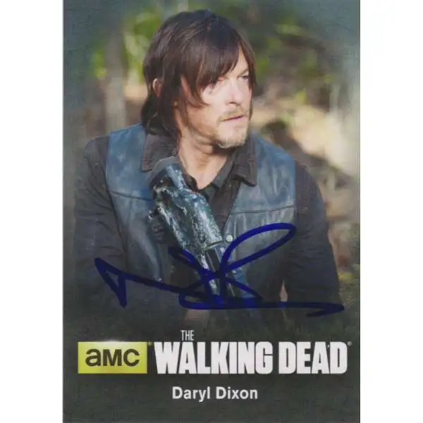 The Walking Dead Topps Daryl Signed by Norman Reedus C02 Autograph Card C02 [Includes JSA Authentication Card]