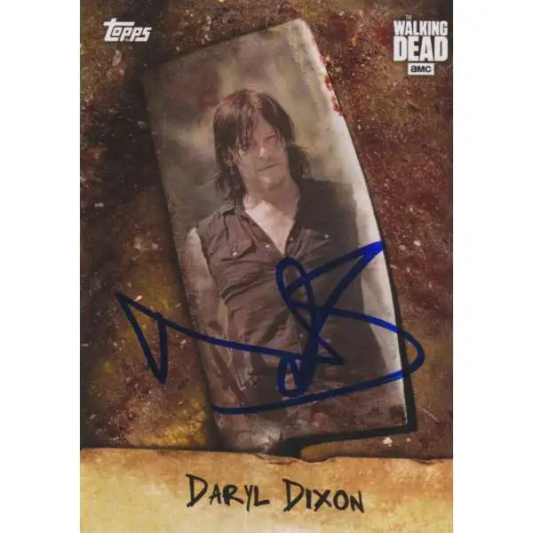 The Walking Dead Topps Daryl Signed by Norman Reedus CHOP-3 Autograph Card CHOP-3 [Includes JSA Authentication Card]