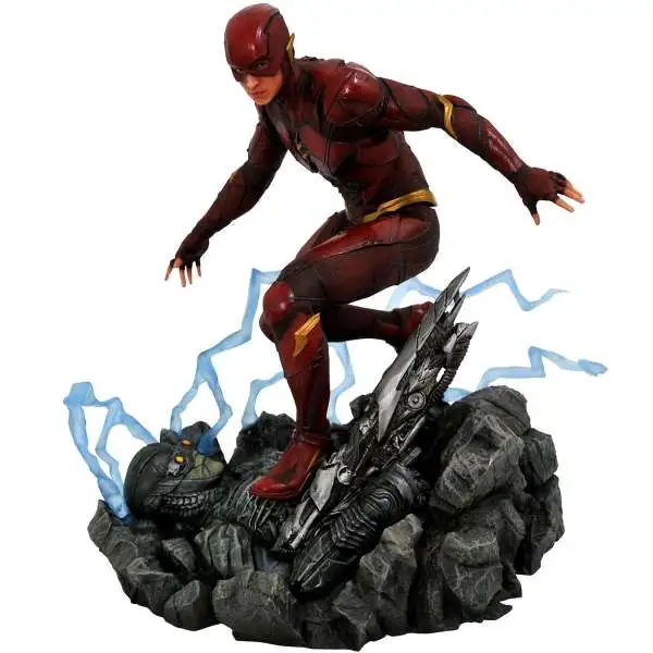 DC Justice League The Flash 9-Inch Gallery PVC Statue [Movie Version]