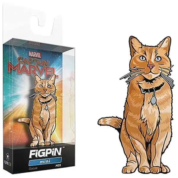 Captain Marvel FiGPiN Goose the Cat 2-Inch Collectible Pin