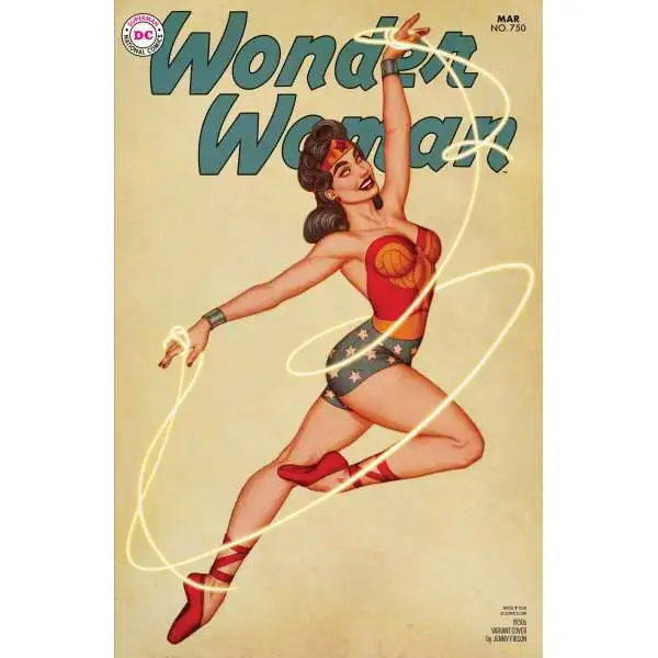 DC Wonder Woman #750 Comic Book [Jenny Frison 1950's Variant Cover]