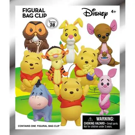 Disney 3D Figural Keyring Series 28 Winnie the Pooh Mystery Pack [1 RANDOM Figure]