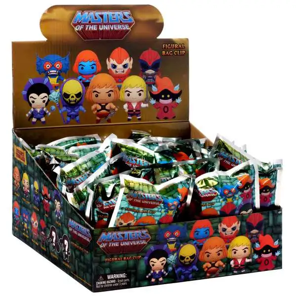 3D Figural Keyring He-Man and the Masters of the Universe Series 1 Mystery Box [24 Packs]