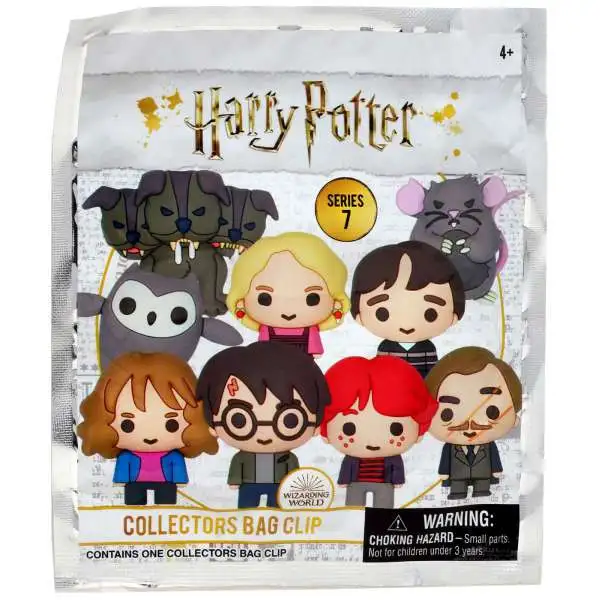 3D Figural Foam Bag Clip Harry Potter Series 7 Mystery Pack [1 RANDOM Figure]