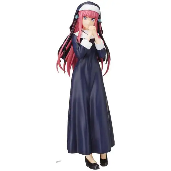 Sega Quintessential Quintuplets 2 Nino Nakano 7.5-Inch Collectible PVC Figure [Nun's Habit]