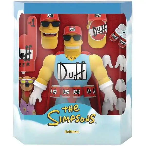 The Simpsons Ultimates Wave 2 Duffman Action Figure