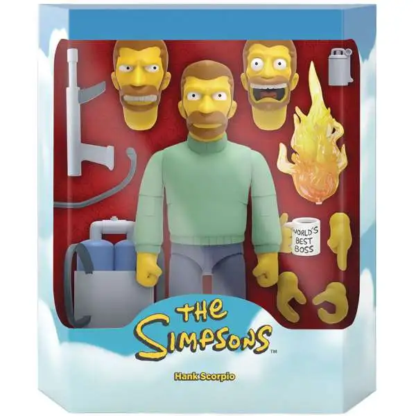 The Simpsons Ultimates Wave 2 Hank Scorpio Action Figure