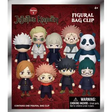 3D Figural Bag Clip Jujutsu Kaisen Mystery Pack [1 RANDOM Figure]