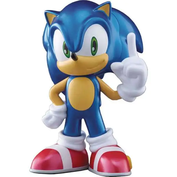 SoftB Half Series Sonic the Hedgehog 6-Inch Collectible Soft Vinyl Figure [Metallic Version]